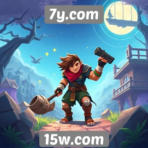 Explorando a biblioteca de jogos do 7y.com